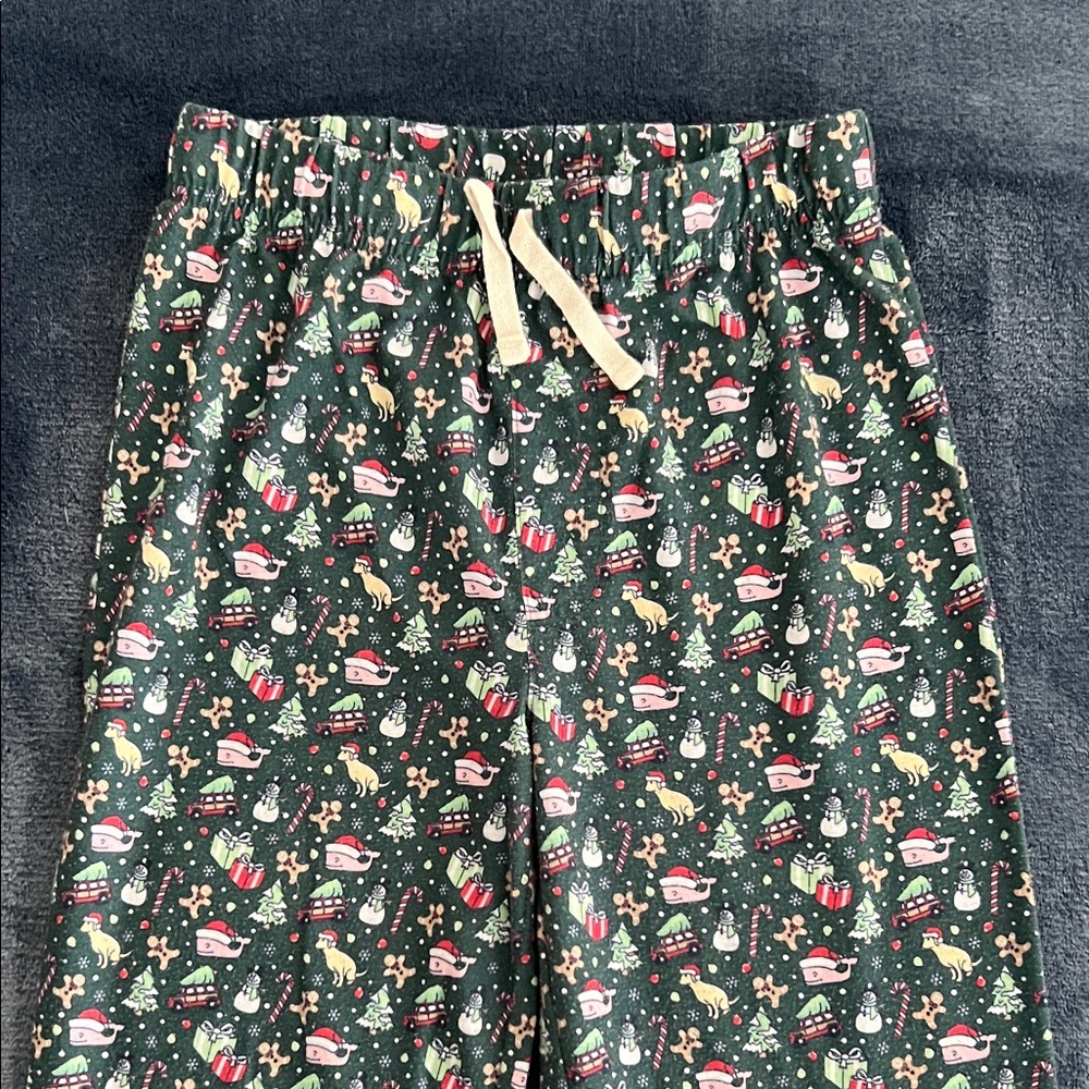 Vineyard Vines Boys 6 Green Christmas Pajama Pants
